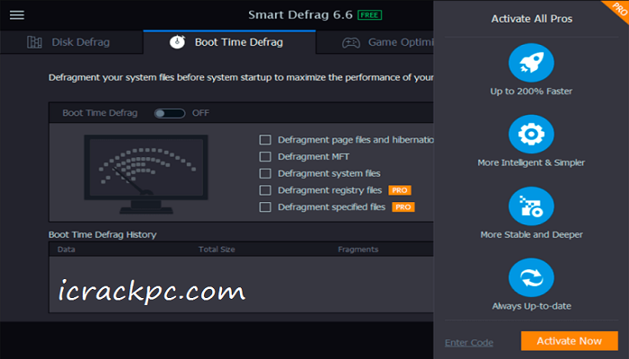 IObit Smart Defrag Pro License Code