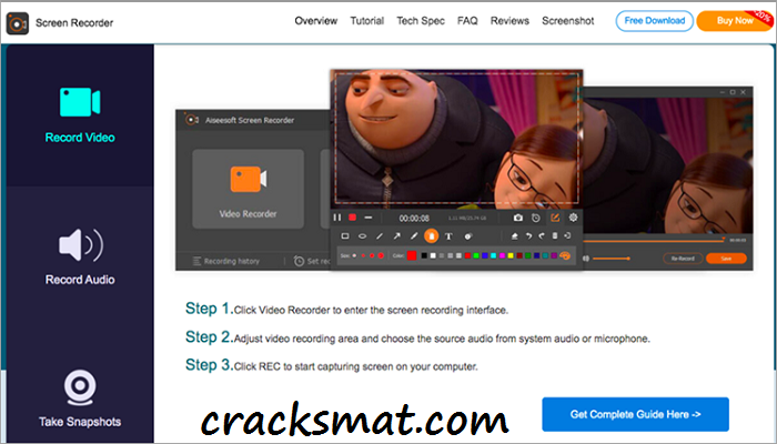 Aiseesoft Screen Recorder 2.8.16 free downloads