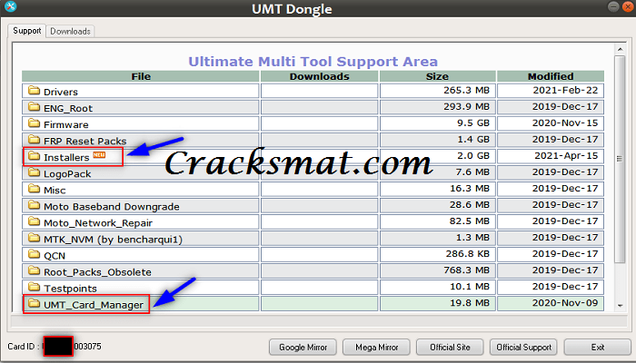 UMT Dongle Serial Key